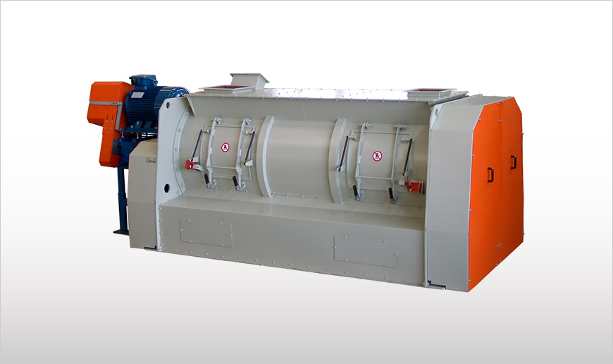 Одновальные смесители периодического действия с бомболюком WBHP - WBHT