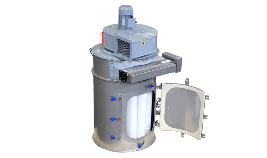 WAMFLO Food Flanged Round Dust Collectors